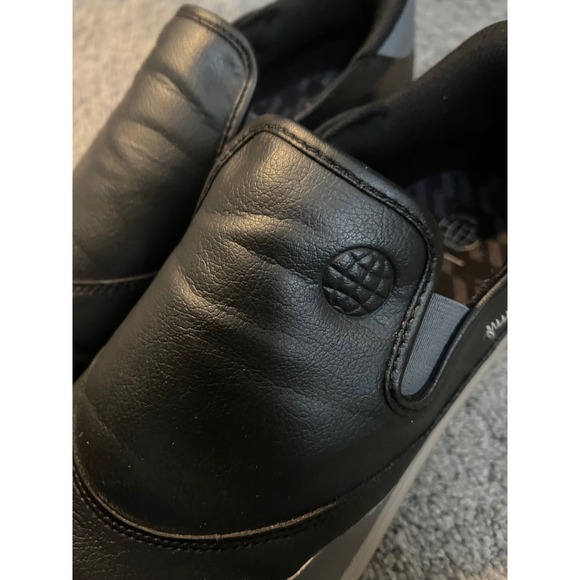 Adidas Golf Shoes Men's Slip On Black Leather End Plastic Waste Size 9.5 - Picture 7 of 7